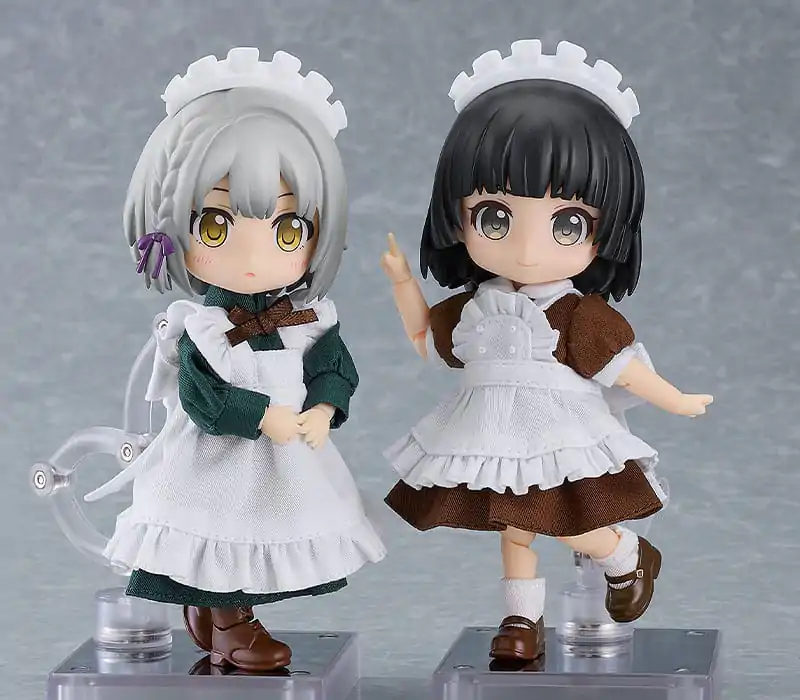 Personaj Original pentru Figurine Păpușă Nendoroid Set de ținută: Ținută de cameristă Lungă (Negru) poza produsului