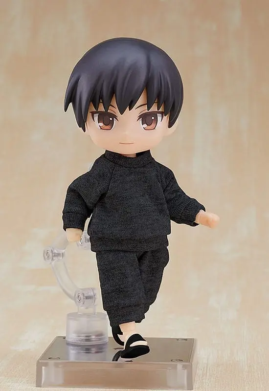 Personaj Original pentru Figurine Nendoroid Doll Set Haine: Sweatshirt și Pantaloni de trening (Negru) poza produsului