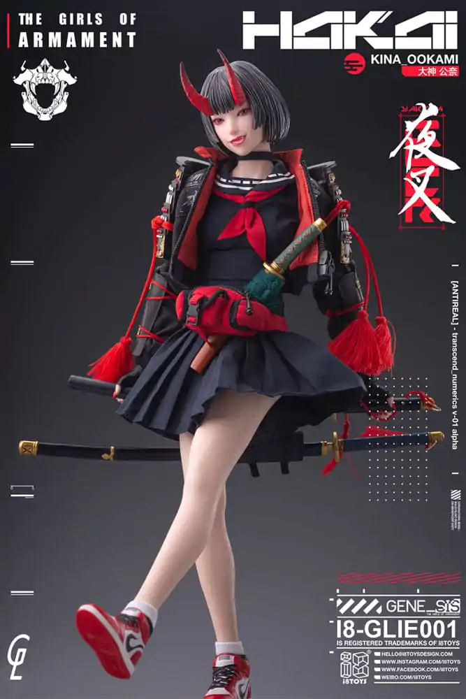 Figurină de acțiune Original Character i8Toys x Gharliera 1/6 The Girls of Armament Kina Ookami 28 cm poza produsului