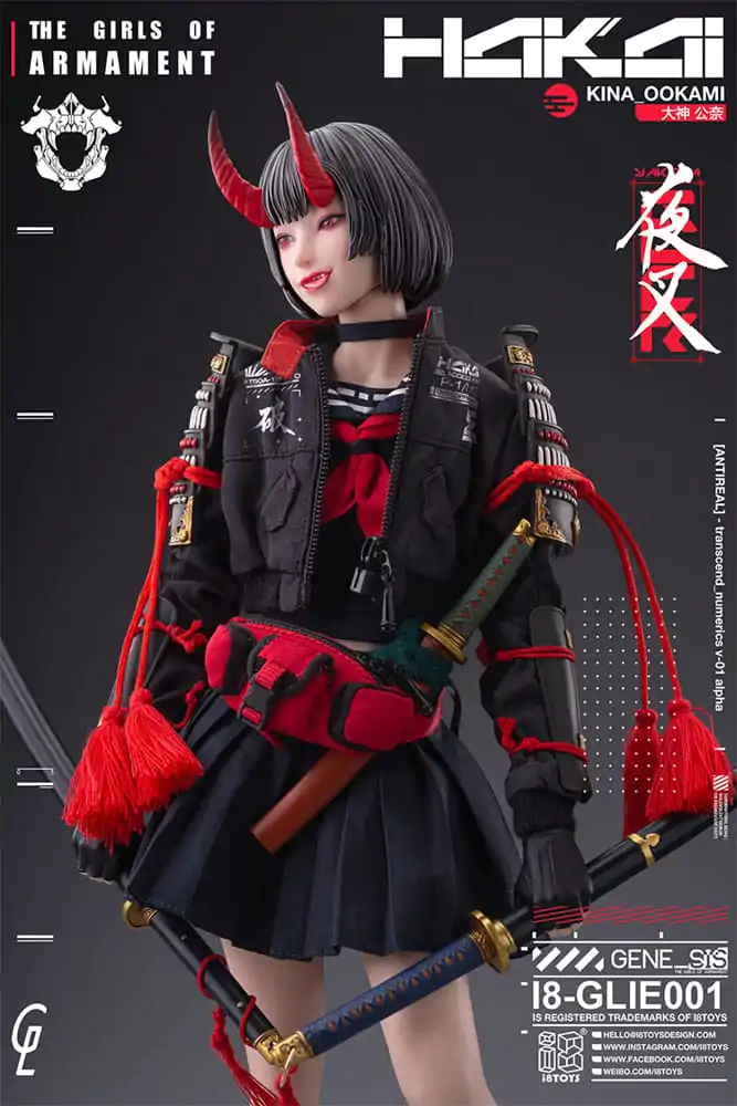 Figurină de acțiune Original Character i8Toys x Gharliera 1/6 The Girls of Armament Kina Ookami 28 cm poza produsului
