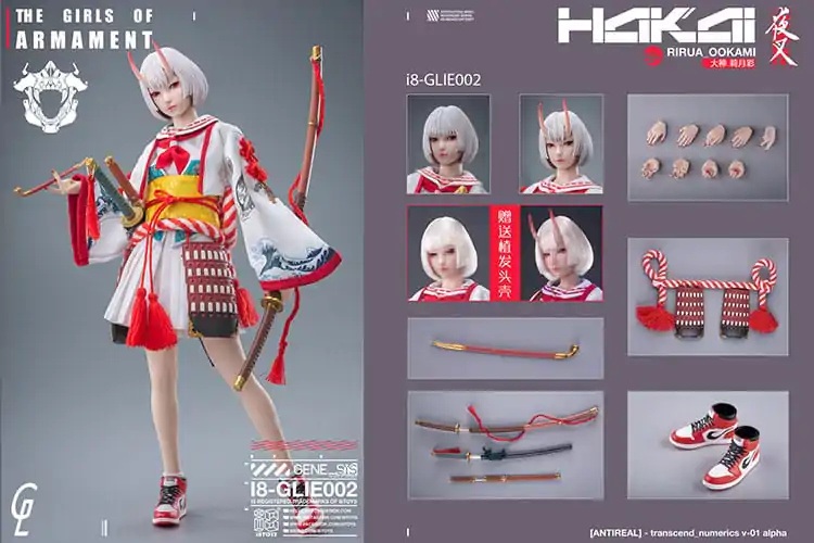 Figurină de acțiune Original Character i8Toys x Gharliera 1/6 The Girls of Armament Rirua Ookami 28 cm poza produsului