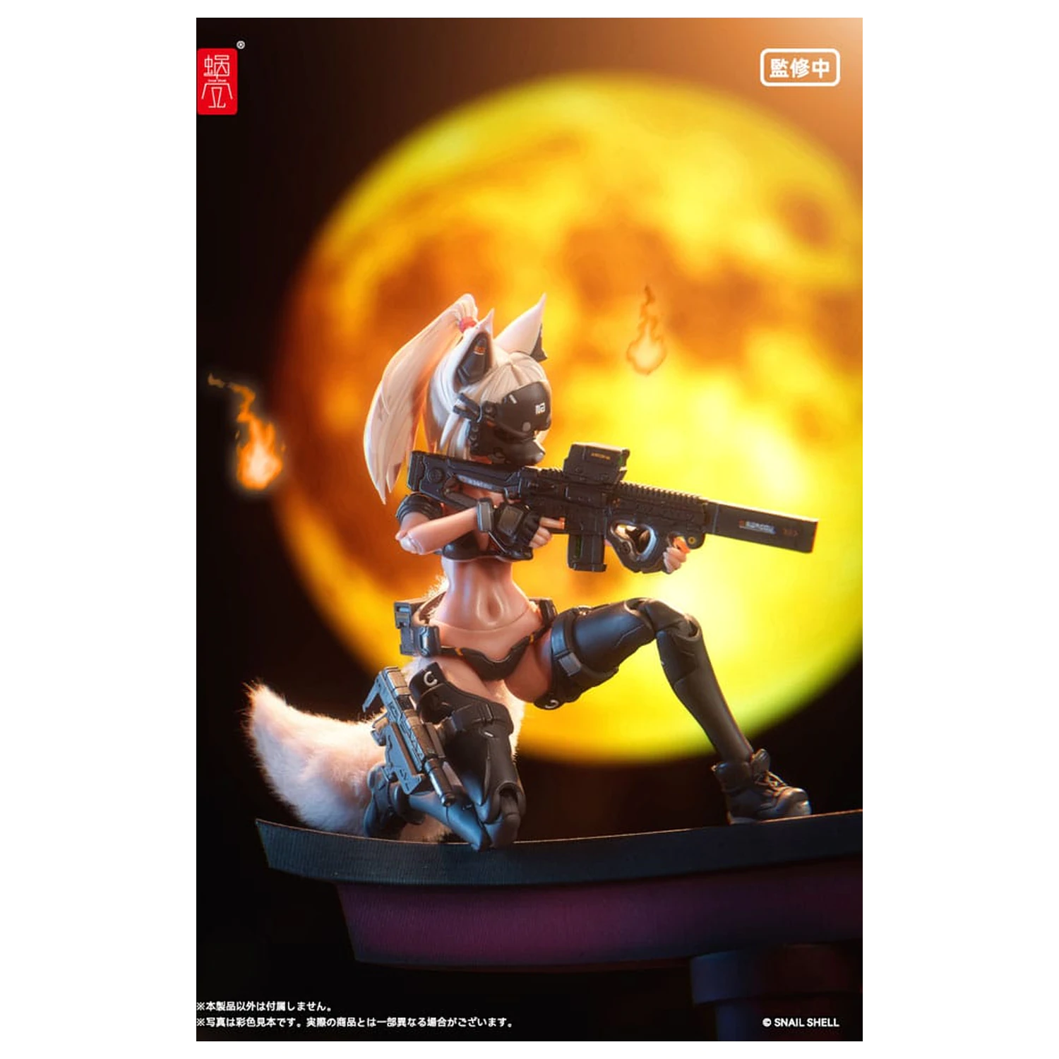 Kit figurina de actiune personaj original 1/12 RA-04 Kitsunebi Senki Honoka Swimsuit Ver. 15 cm poza produsului