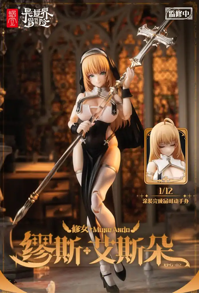 Kit Figurina de actiune Original Character 1/12 RPG-02 Sister Muse Asdo 15 cm poza produsului