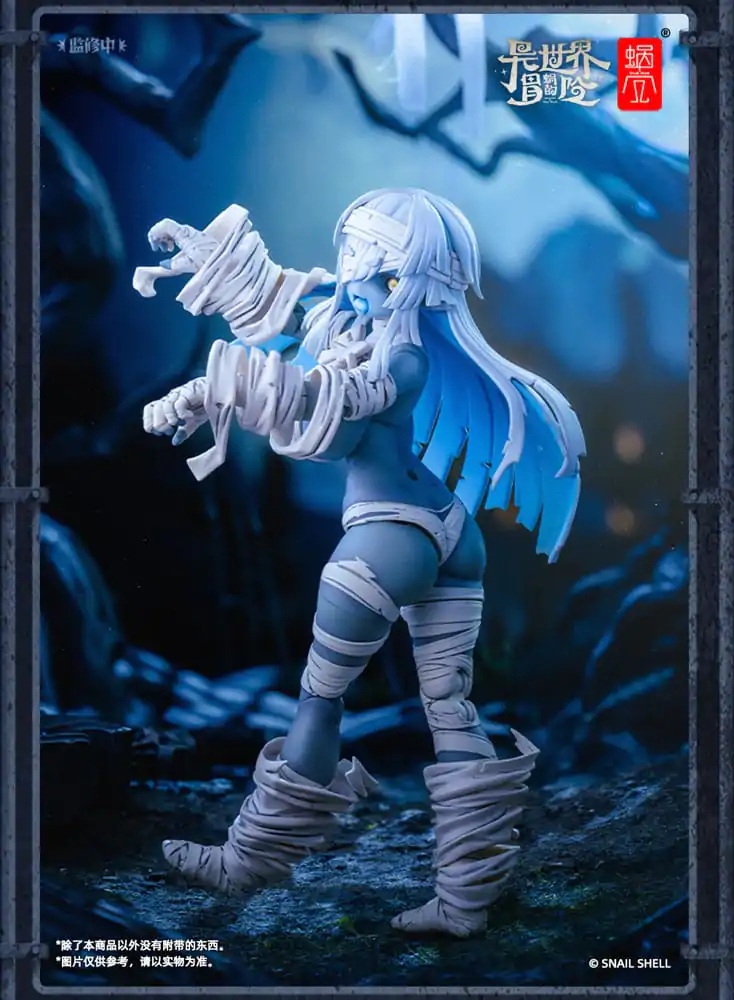 Kit figurină de acțiune personaj original 1/12 RPG-03 Zombie Girl Grisa 15 cm poza produsului