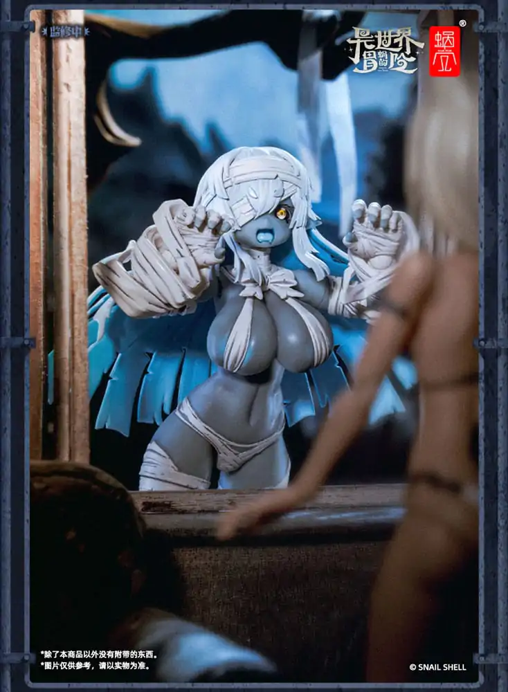 Kit figurină de acțiune personaj original 1/12 RPG-03 Zombie Girl Grisa 15 cm poza produsului