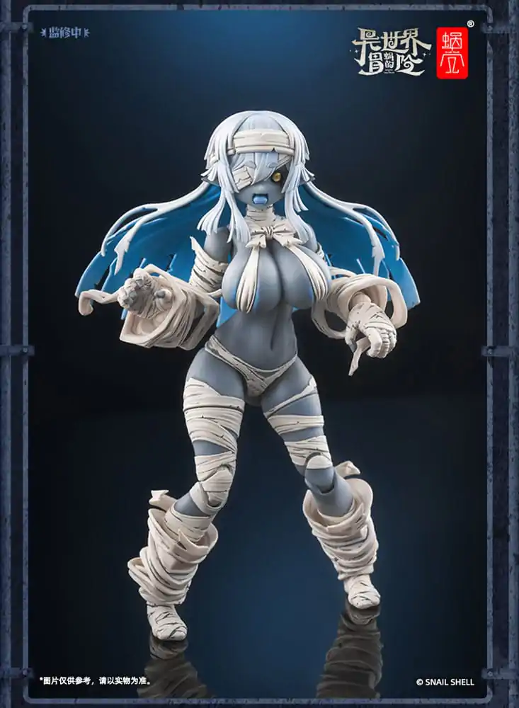 Kit figurină de acțiune personaj original 1/12 RPG-03 Zombie Girl Grisa 15 cm poza produsului