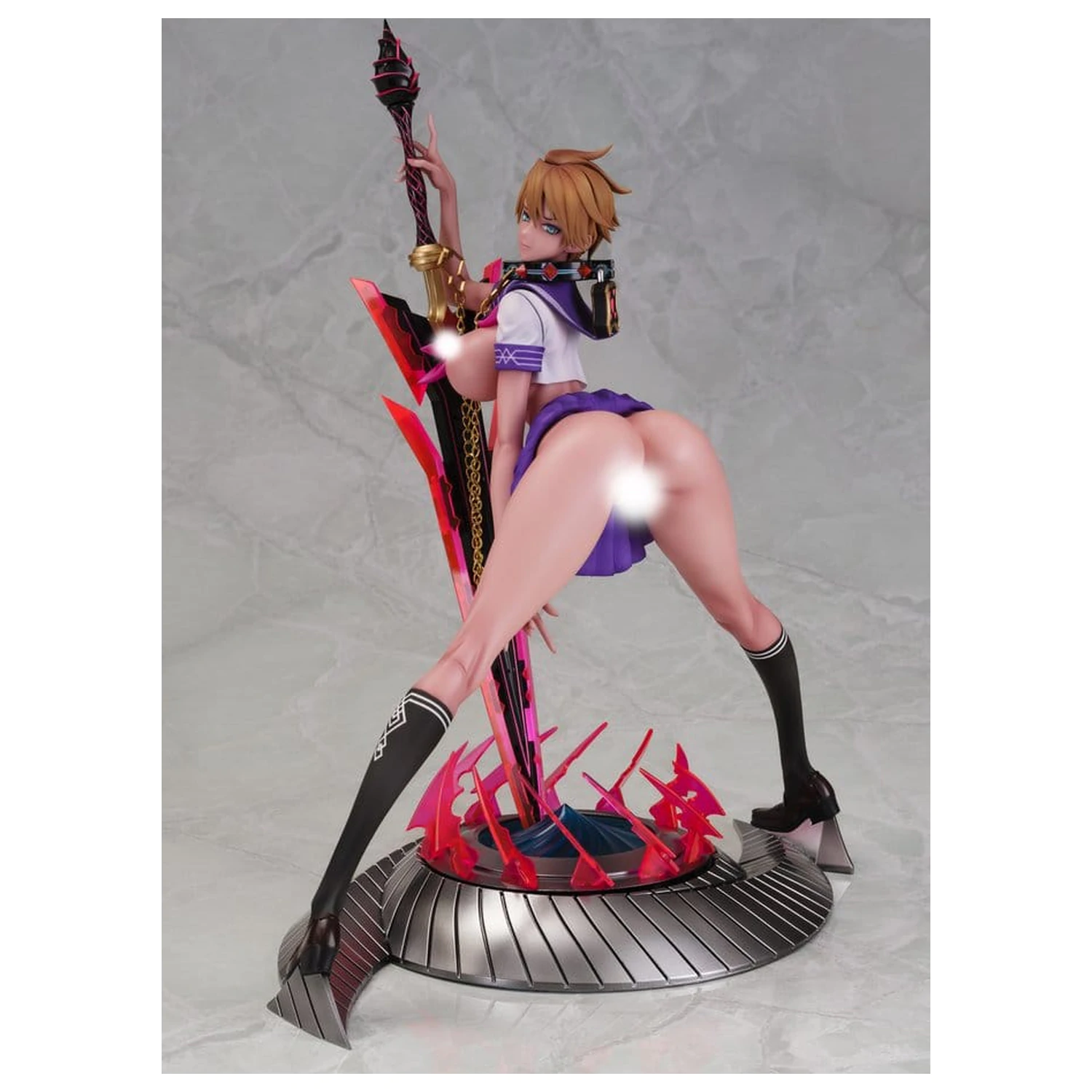 Original Character Mahou Shoujo Series Statuie 1/6 Rui Asuka Summer Sailor Uniform Ver. Ilustrație de Raita 29 cm poza produsului