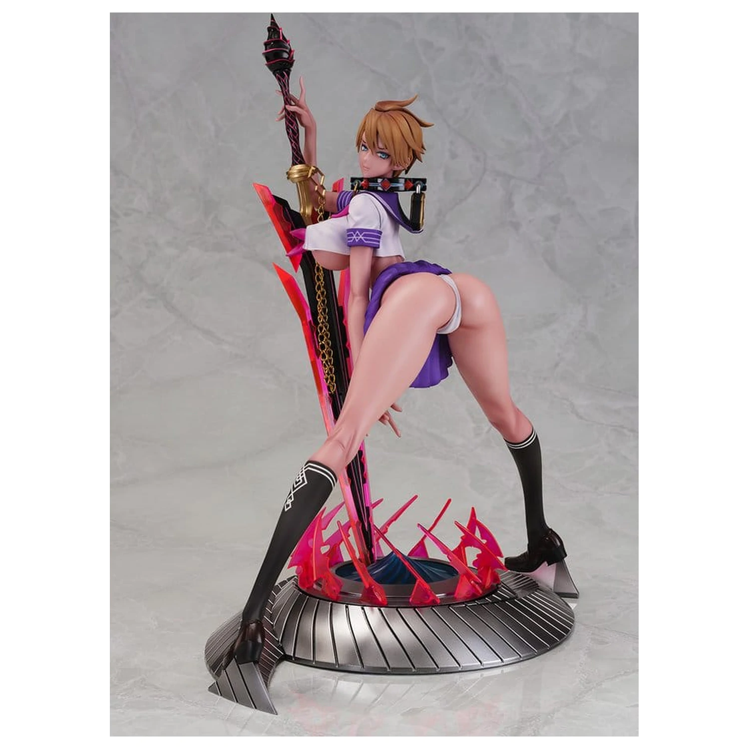 Original Character Mahou Shoujo Series Statuie 1/6 Rui Asuka Summer Sailor Uniform Ver. Ilustrație de Raita 29 cm poza produsului