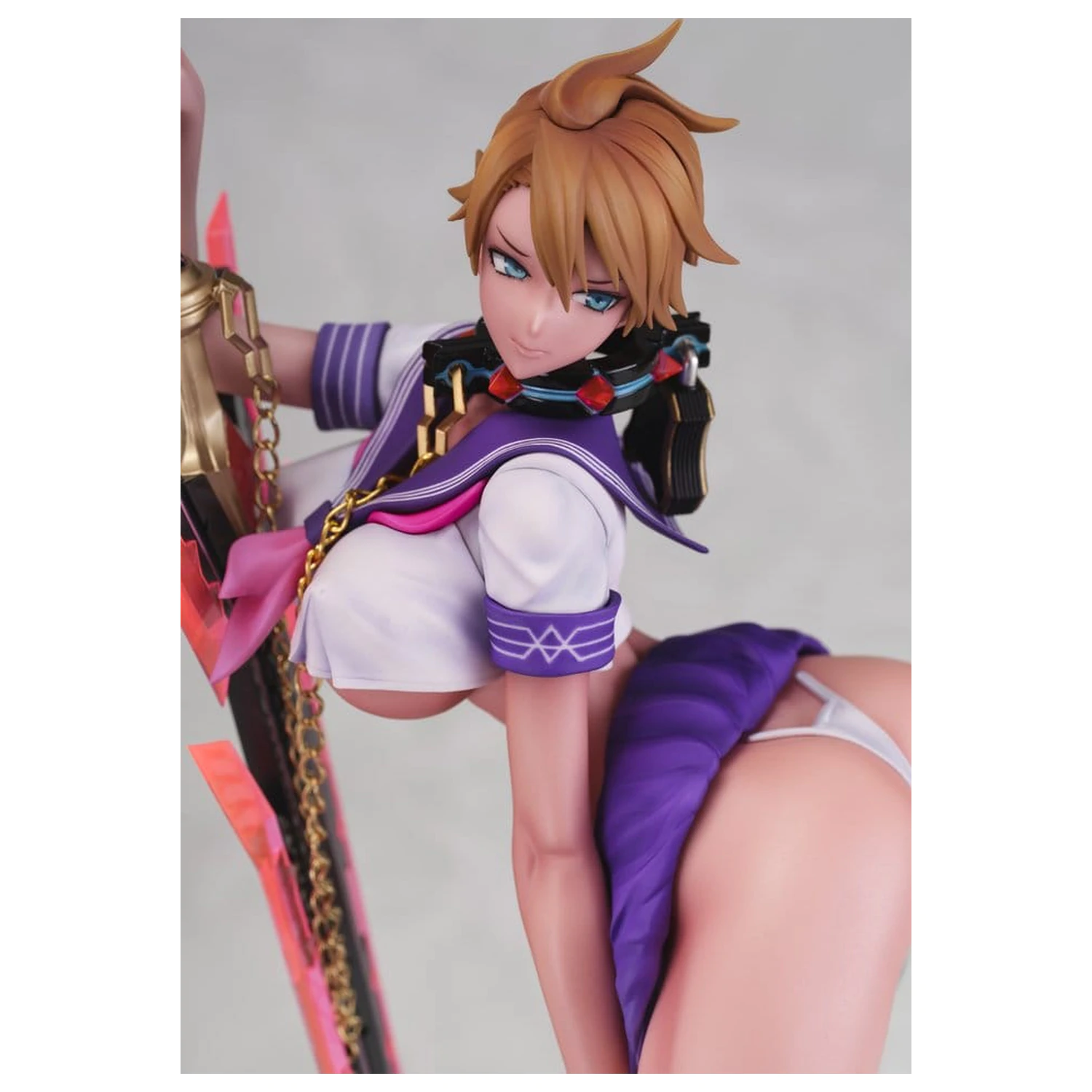 Original Character Mahou Shoujo Series Statuie 1/6 Rui Asuka Summer Sailor Uniform Ver. Ilustrație de Raita 29 cm poza produsului