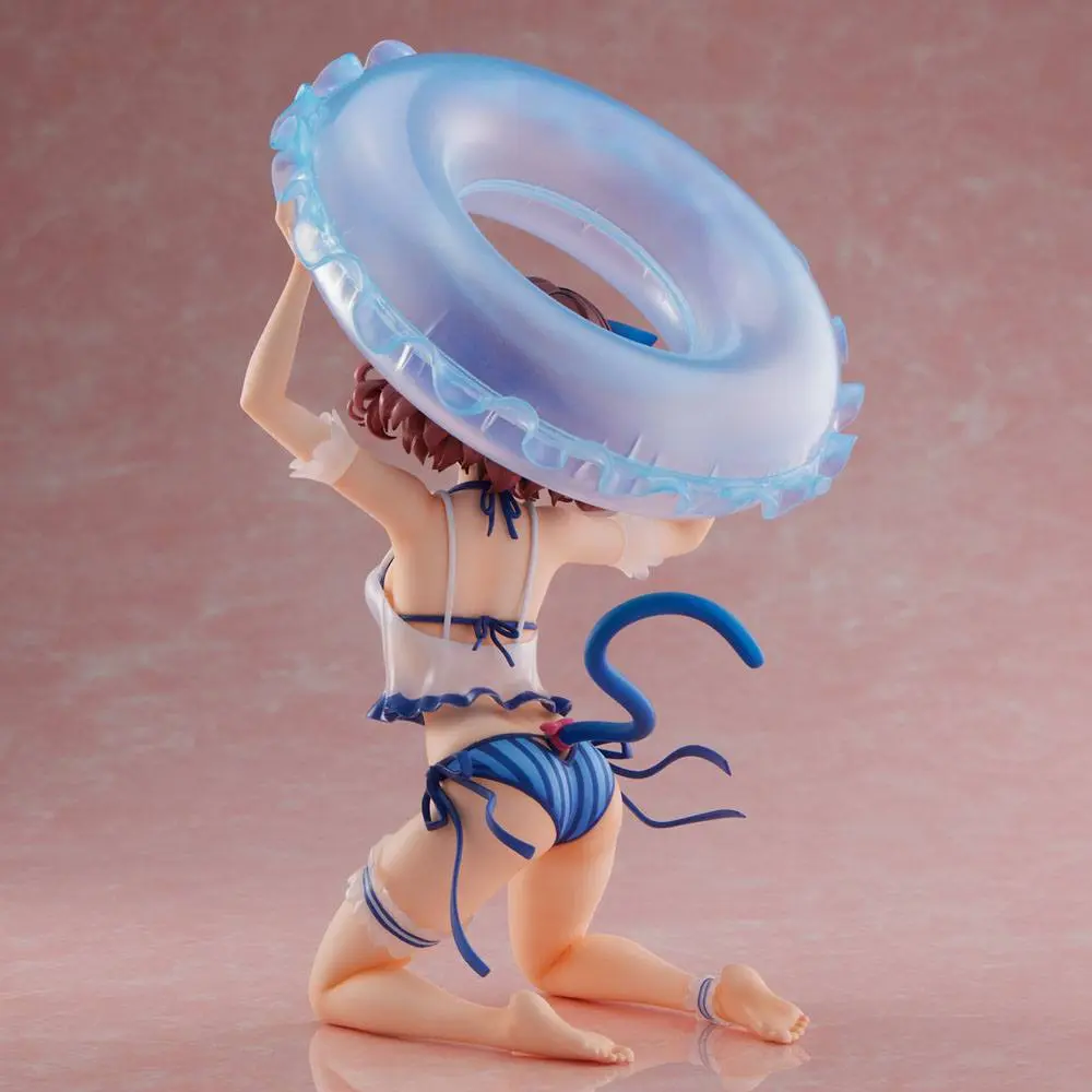 Figurină PVC personaj original Nia: Ver. costum de baie, ilustrație de Kurehito Misaki, 21 cm poza produsului