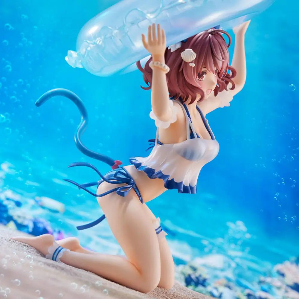 Figurină PVC personaj original Nia: Ver. costum de baie, ilustrație de Kurehito Misaki, 21 cm poza produsului