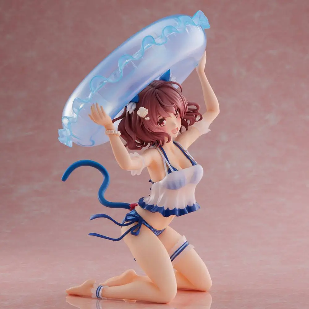 Figurină PVC personaj original Nia: Ver. costum de baie, ilustrație de Kurehito Misaki, 21 cm poza produsului