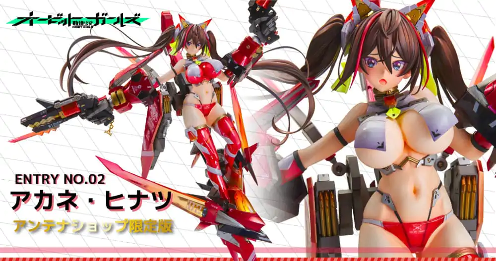 Original Character Orbit Girls Series Statuie PVC Entry No. 2 Akane Hintasu Antenna Shop Limited Edition 45 cm poza produsului