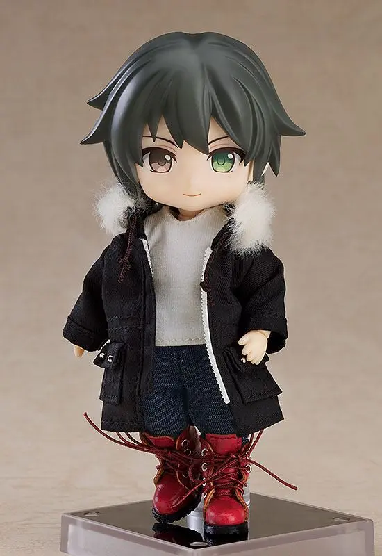 Piese Originale pentru Personaje pentru Figurine Nendoroid Doll Set Haine Călduroase: Cizme & Palton Modificat (Negru) poza produsului