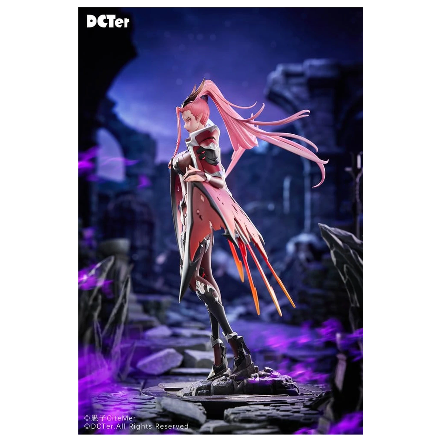 Original Character Figurina PU 1/7 Heslion Draco Bellatrix Feminina 27 cm poza produsului