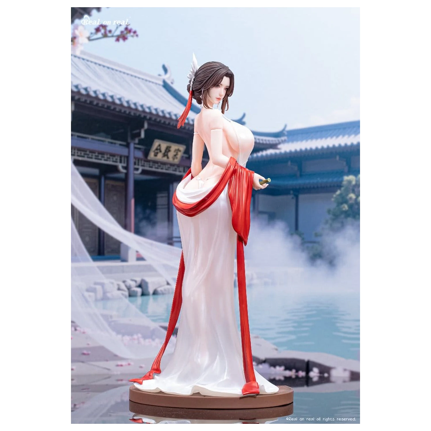 Original Character PVC 1/6 Qing Yun statuie figurina 31 cm poza produsului