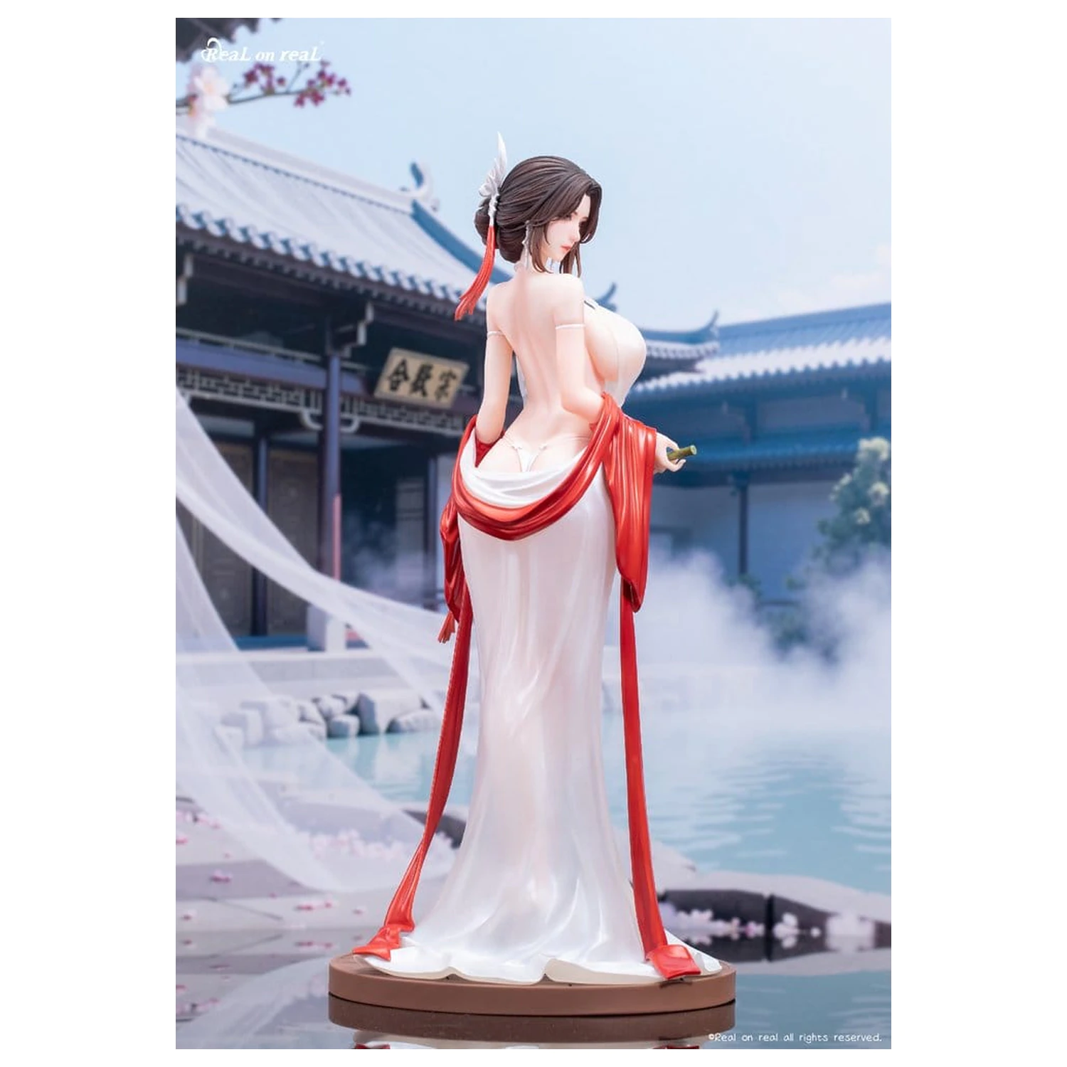 Original Character PVC 1/6 Qing Yun statuie figurina 31 cm poza produsului