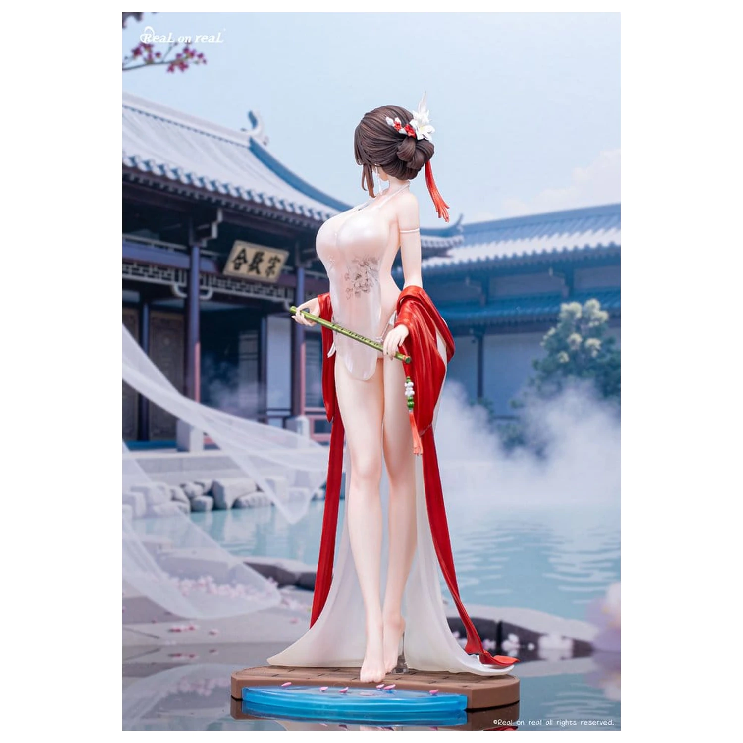 Original Character PVC 1/6 Qing Yun statuie figurina 31 cm poza produsului