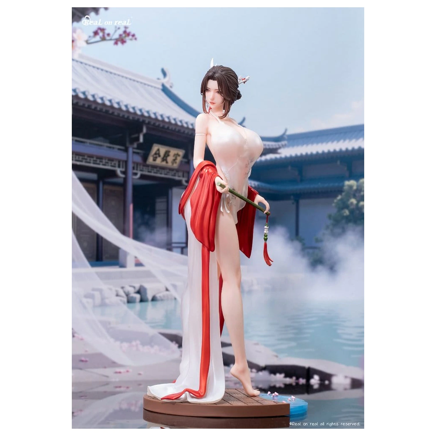 Original Character PVC 1/6 Qing Yun statuie figurina 31 cm poza produsului