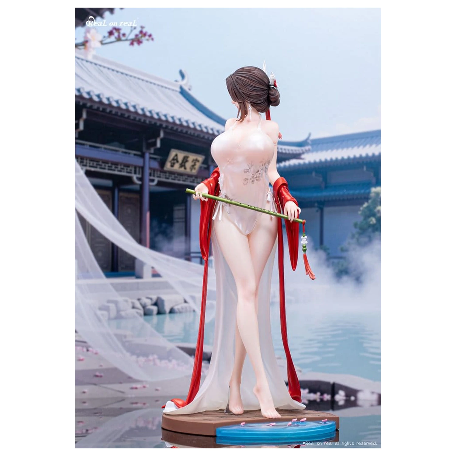 Original Character PVC 1/6 Qing Yun statuie figurina 31 cm poza produsului
