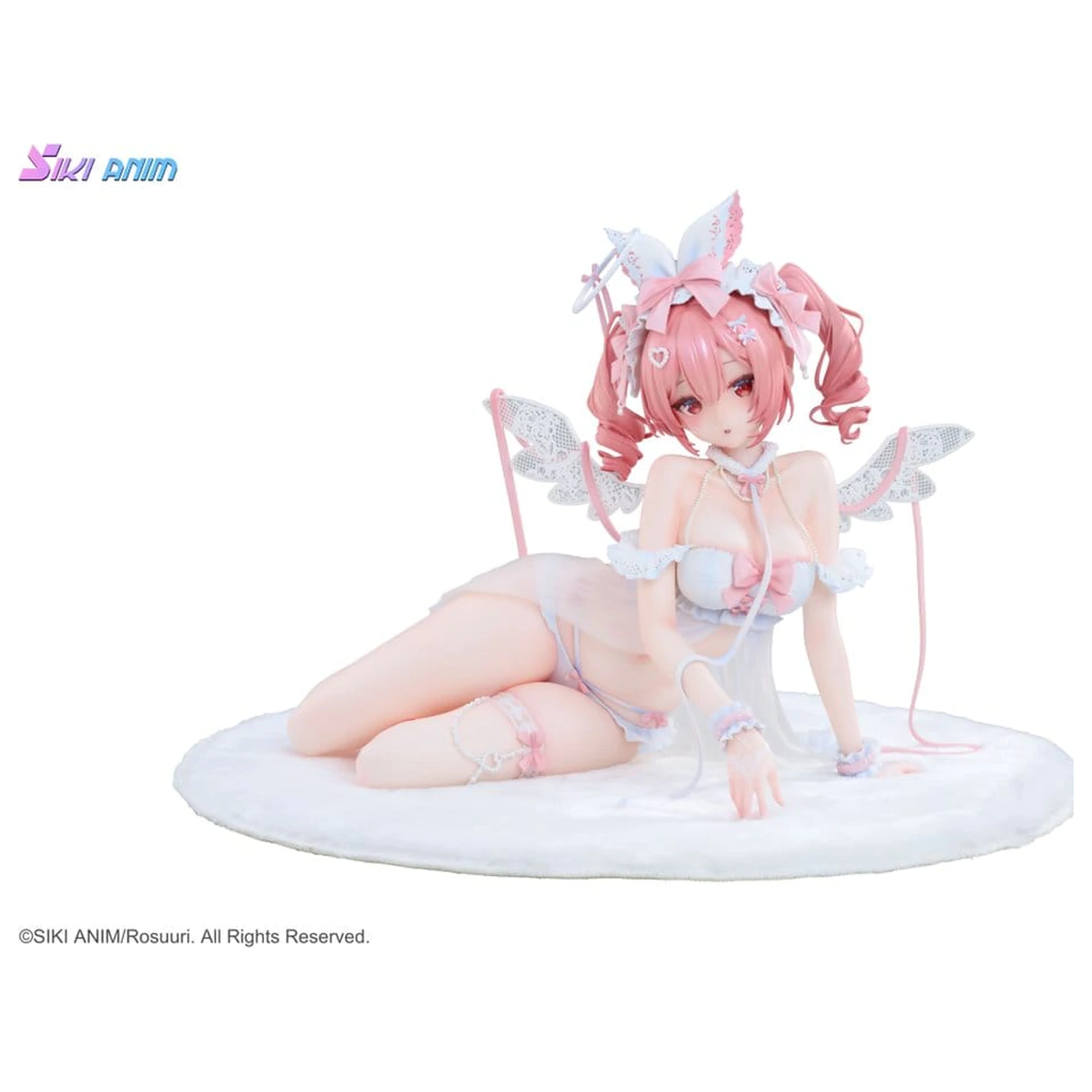 Figura PVC Original Character 1/4 White Rabbit Rosu Angel Ver. Ilustrat de Rosuuri 23 cm poza produsului