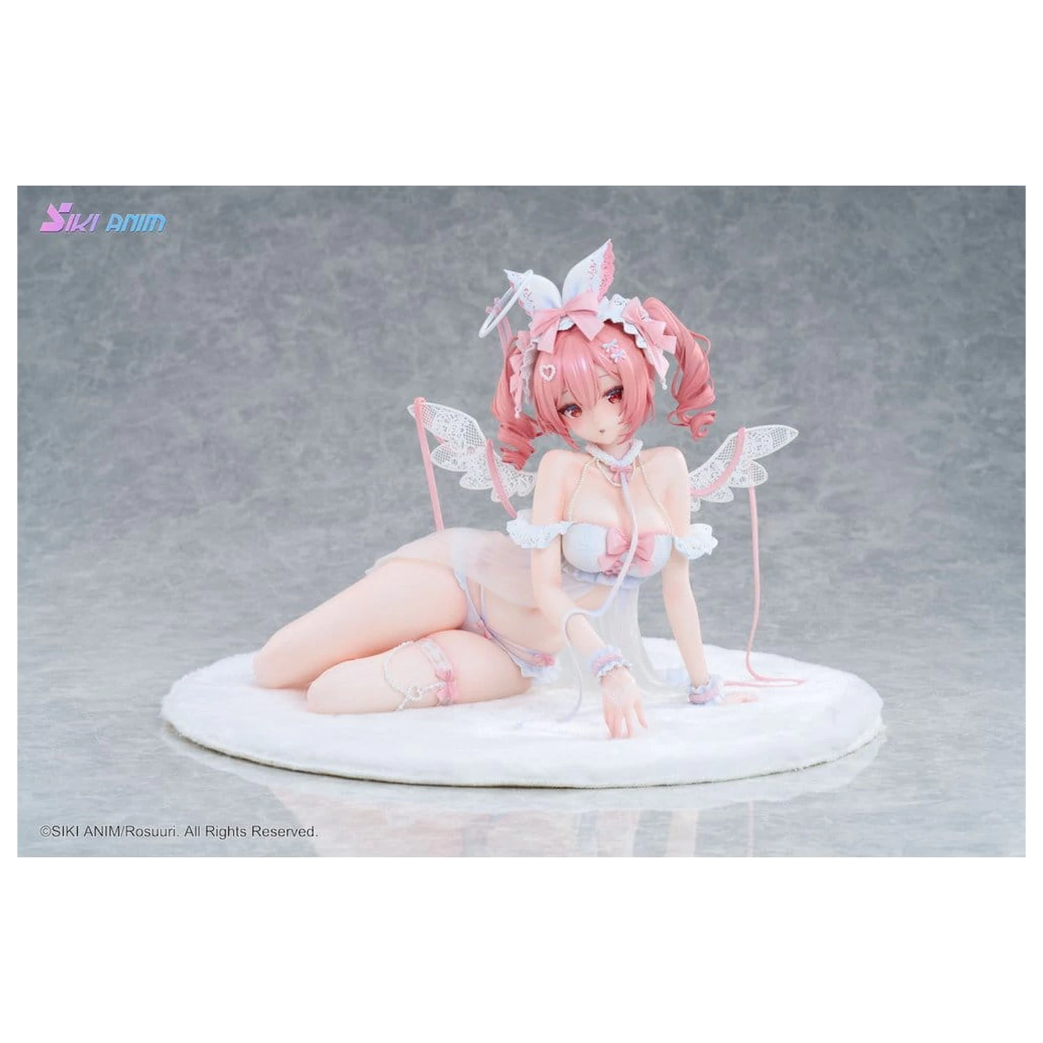 Figura PVC Original Character 1/4 White Rabbit Rosu Angel Ver. Ilustrat de Rosuuri 23 cm poza produsului