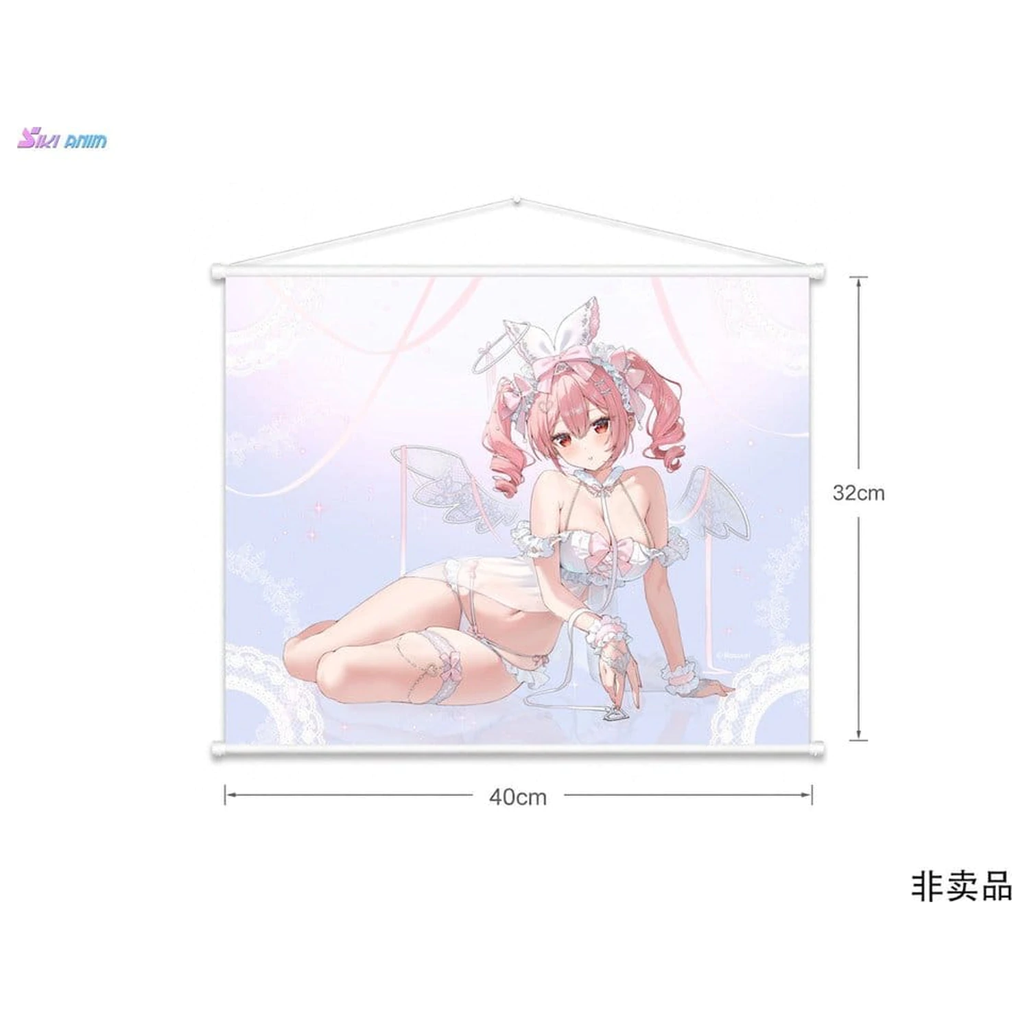 Figurina PVC Original Character 1/4 White Rabbit Rosu Angel Ver. Illustrated by Rosuuri Bonus Edition 23 cm poza produsului