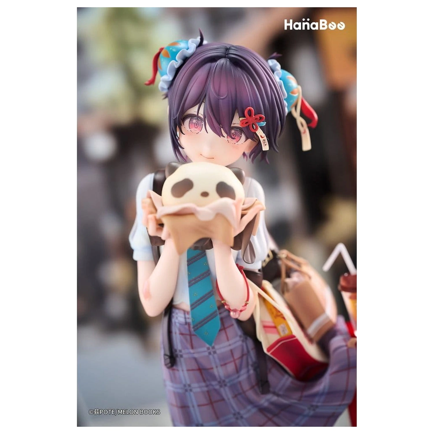 Figura PVC Original Character 1/6 Panda Nikuman-chan Editie Deluxe 26 cm poza produsului