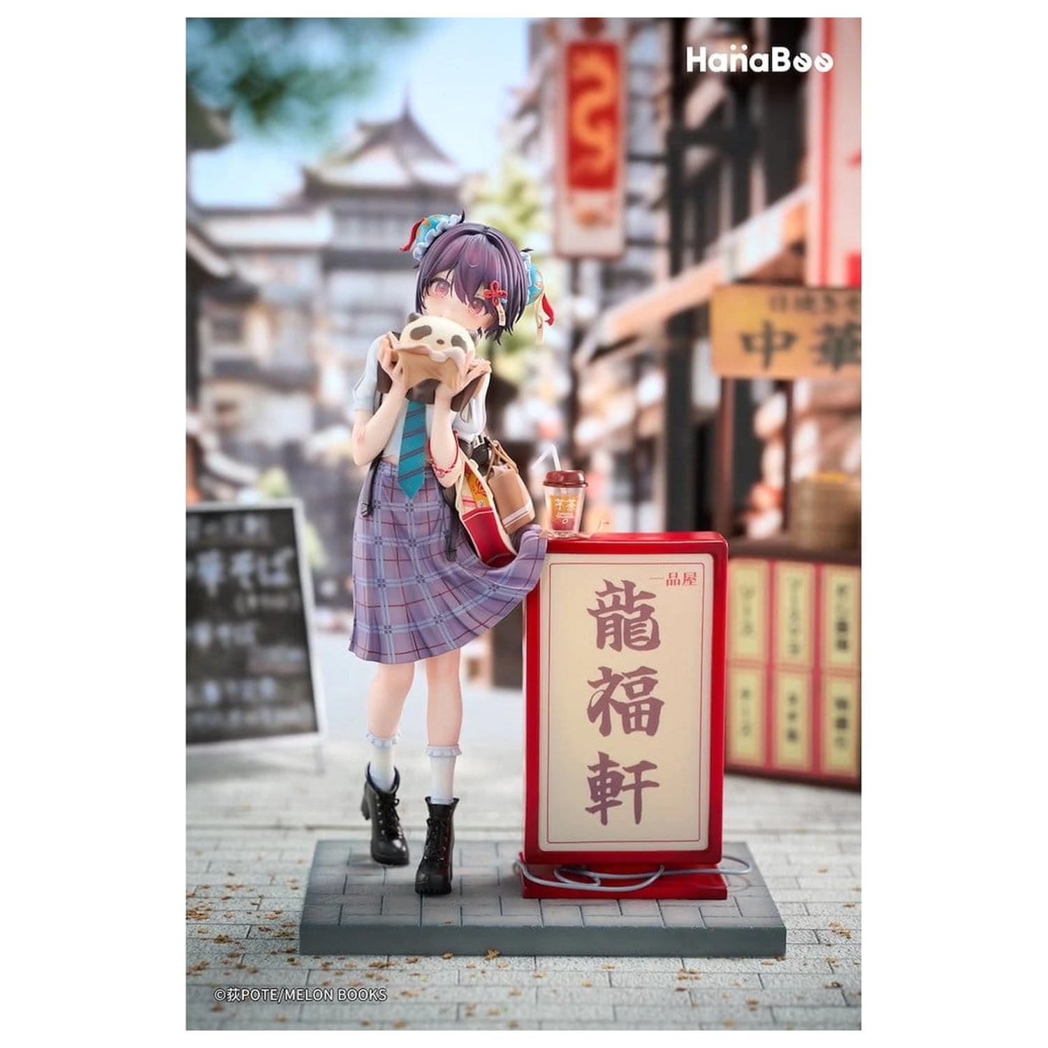 Figura PVC Original Character 1/6 Panda Nikuman-chan Ilustrata de Ogipote 26 cm poza produsului
