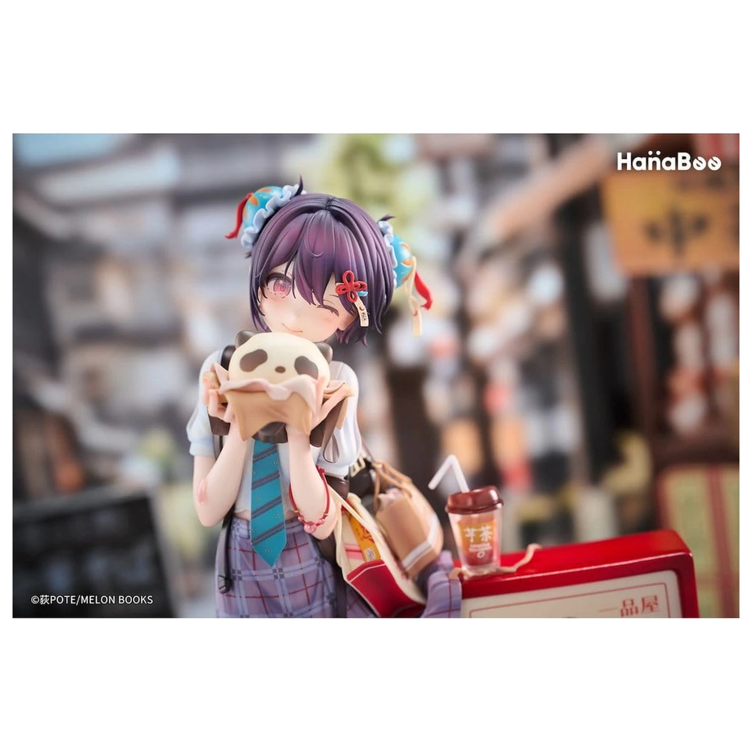 Figura PVC Original Character 1/6 Panda Nikuman-chan Ilustrata de Ogipote 26 cm poza produsului