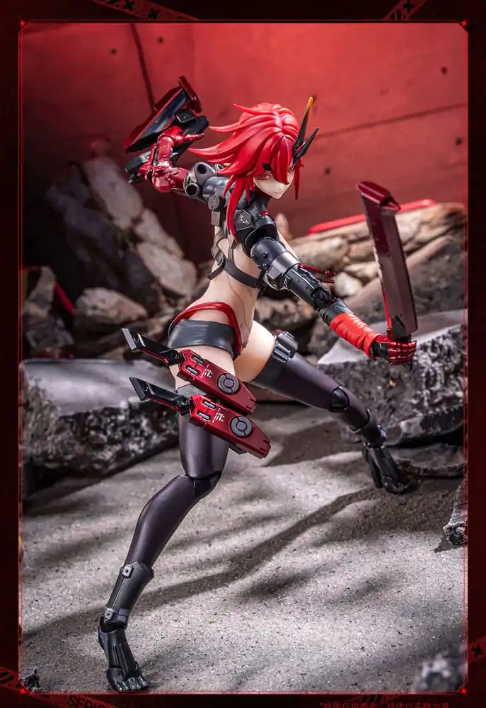 Original Character Seamless Action Figure 1/9 Wolf-Mastiff Force Karas Samurai 20 cm poza produsului