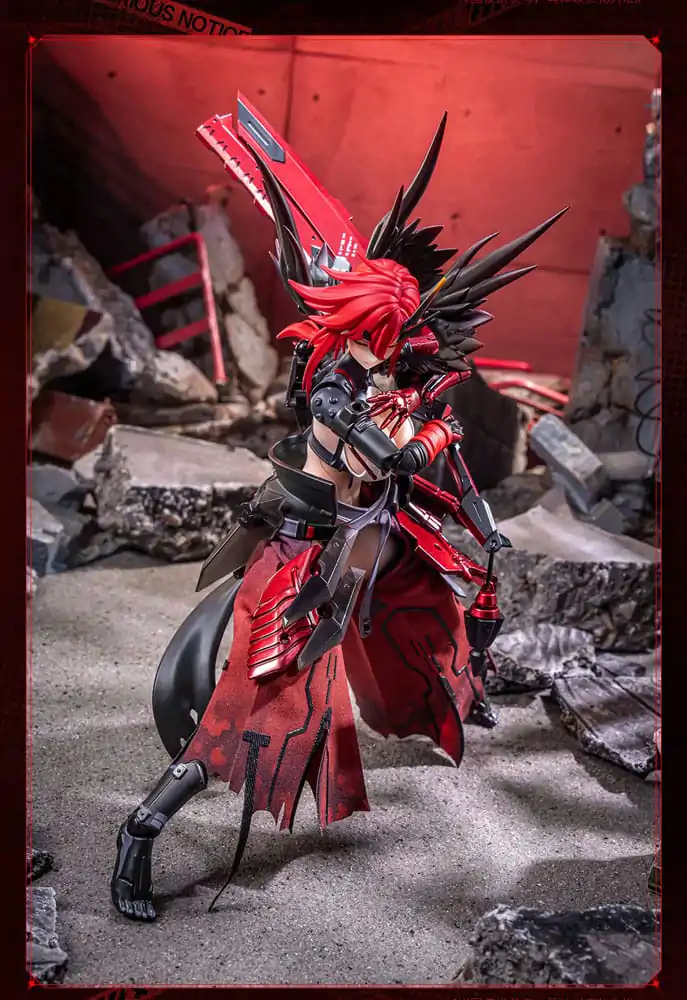 Original Character Seamless Action Figure 1/9 Wolf-Mastiff Force Karas Samurai 20 cm poza produsului