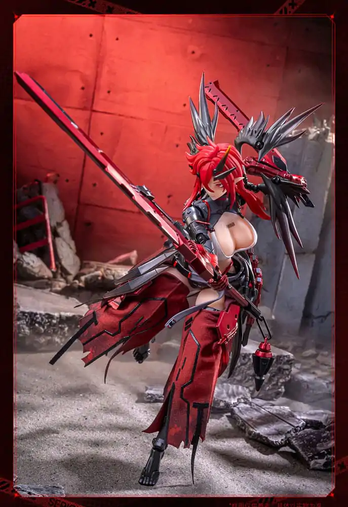 Original Character Seamless Action Figure 1/9 Wolf-Mastiff Force Karas Samurai 20 cm poza produsului