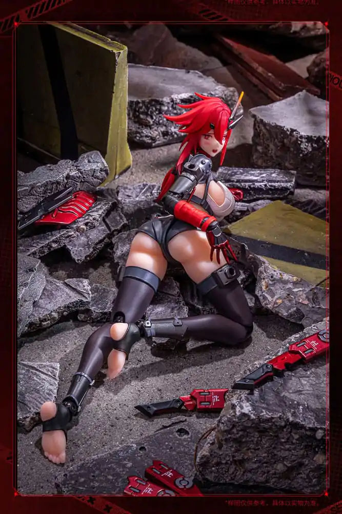Original Character Seamless Action Figure 1/9 Wolf-Mastiff Force Karas Samurai 20 cm poza produsului