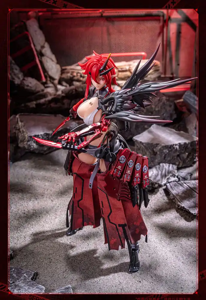 Original Character Seamless Action Figure 1/9 Wolf-Mastiff Force Karas Samurai 20 cm poza produsului