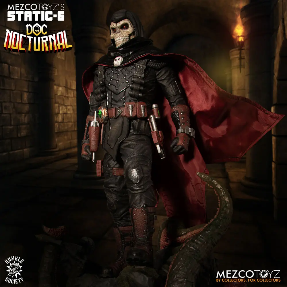 Figurină PVC Original Character Static-6 1/6 Rumble Society - Doc Nocturnal 38 cm poza produsului