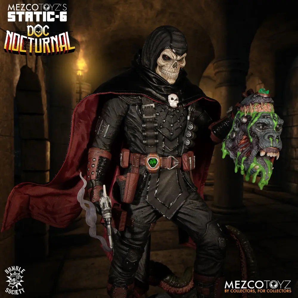 Figurină PVC Original Character Static-6 1/6 Rumble Society - Doc Nocturnal 38 cm poza produsului