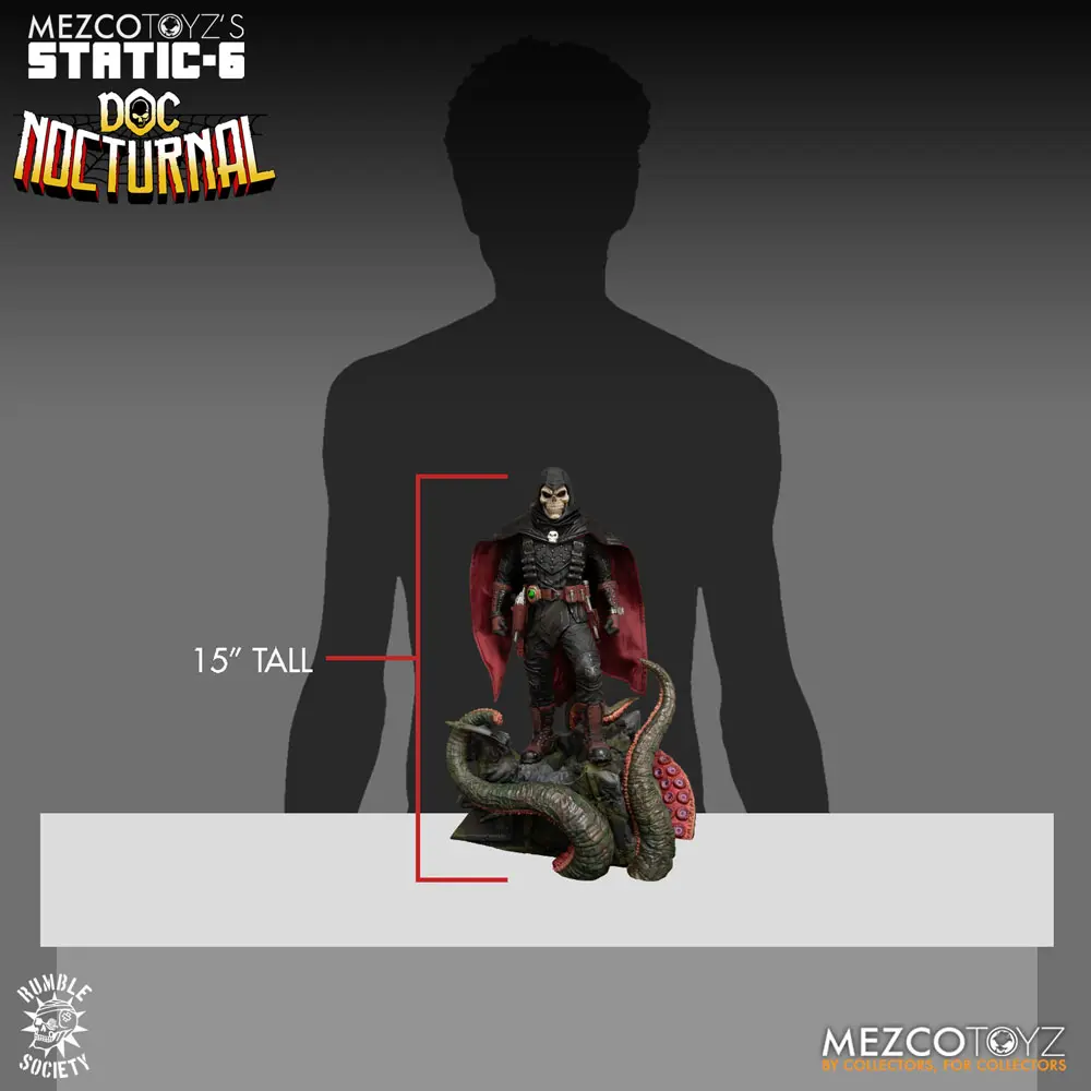 Figurină PVC Original Character Static-6 1/6 Rumble Society - Doc Nocturnal 38 cm poza produsului