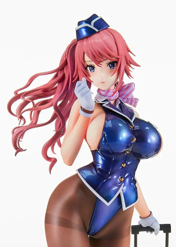 Statuie PVC Original Character Tight na Oshigoto Work 3: Cabin Attendant Aya Saionji 25 cm poza produsului