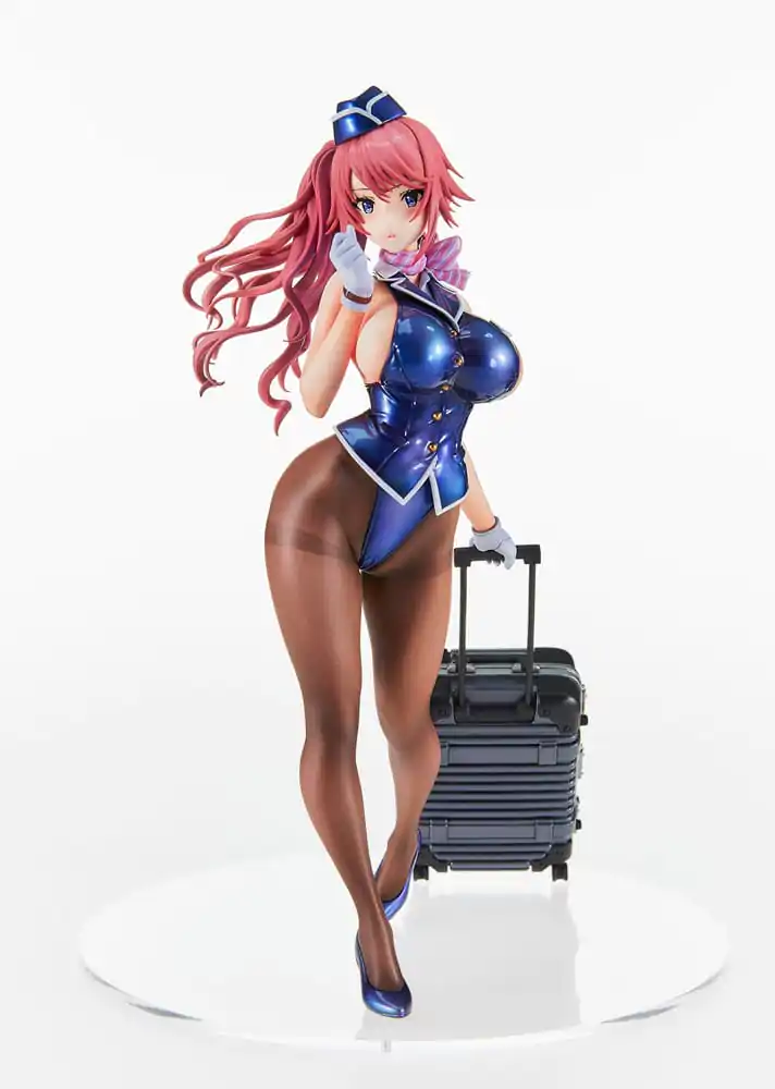 Statuie PVC Original Character Tight na Oshigoto Work 3: Cabin Attendant Aya Saionji 25 cm poza produsului