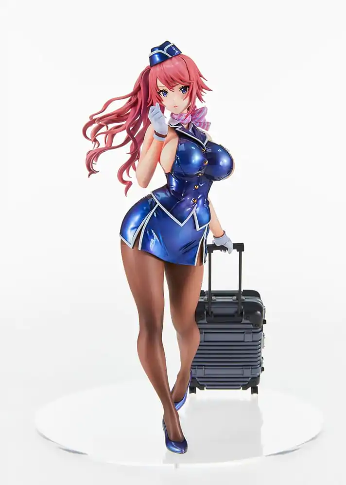 Statuie PVC Original Character Tight na Oshigoto Work 3: Cabin Attendant Aya Saionji 25 cm poza produsului