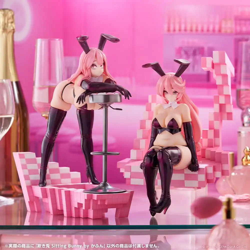 Original Character Trick Bunnies statuie PVC 1/7 Sitting Bunny Illustration by Kafun 24 cm poza produsului