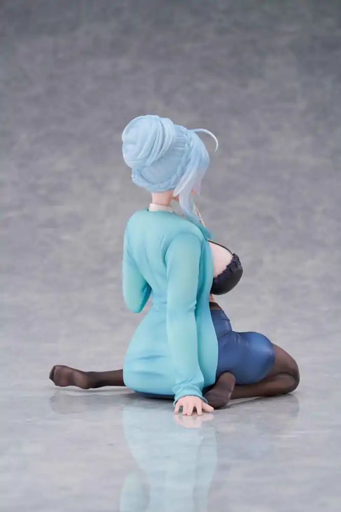 Statuie ilustrație originală 1/6 Snow Woman Yukino Mifuyu Sitting Yukino 23 cm poza produsului