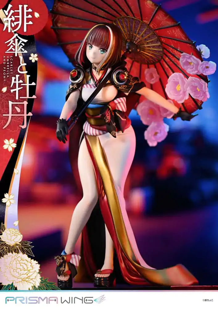 Ilustrație Originală de Fuzichoco Statuie PVC Prisma Wing 1/7 Umbrelă Stacojie Și Bujioc Versiune Deluxe 32 cm poza produsului