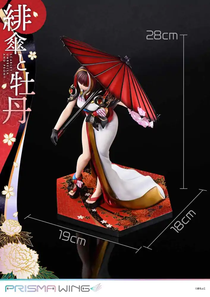 Ilustrație Originală de Fuzichoco Statuie PVC Prisma Wing 1/7 Umbrelă Stacojie Și Bujioc Versiune Deluxe 32 cm poza produsului