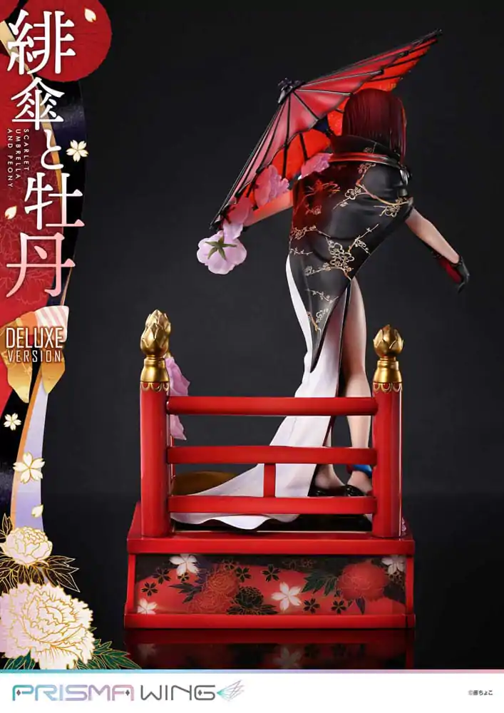Ilustrație Originală de Fuzichoco Statuie PVC Prisma Wing 1/7 Umbrelă Stacojie Și Bujioc Versiune Deluxe 32 cm poza produsului