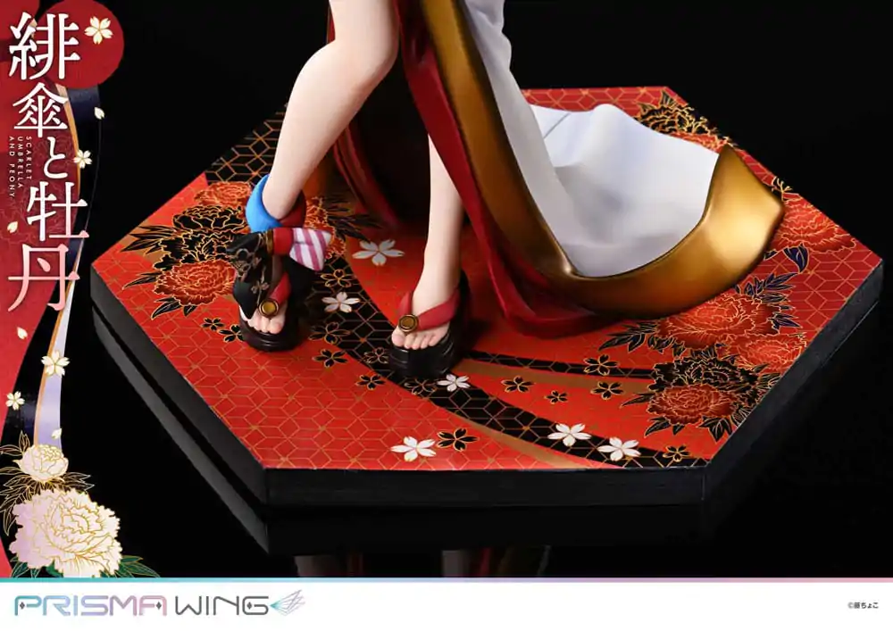 Ilustrație Originală de Fuzichoco Statuie PVC Prisma Wing 1/7 Umbrelă Stacojie Și Bujor 28 cm poza produsului