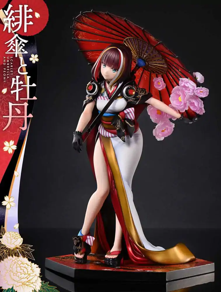 Ilustrație Originală de Fuzichoco Statuie PVC Prisma Wing 1/7 Umbrelă Stacojie Și Bujor 28 cm poza produsului