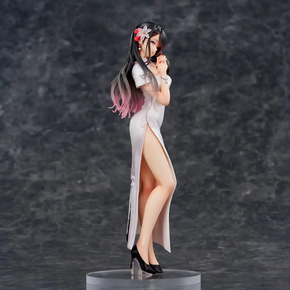 Statuie PVC Ilustrație Originală Mai Okuma illustration Healing-type white chinese dress lady 26 cm poza produsului