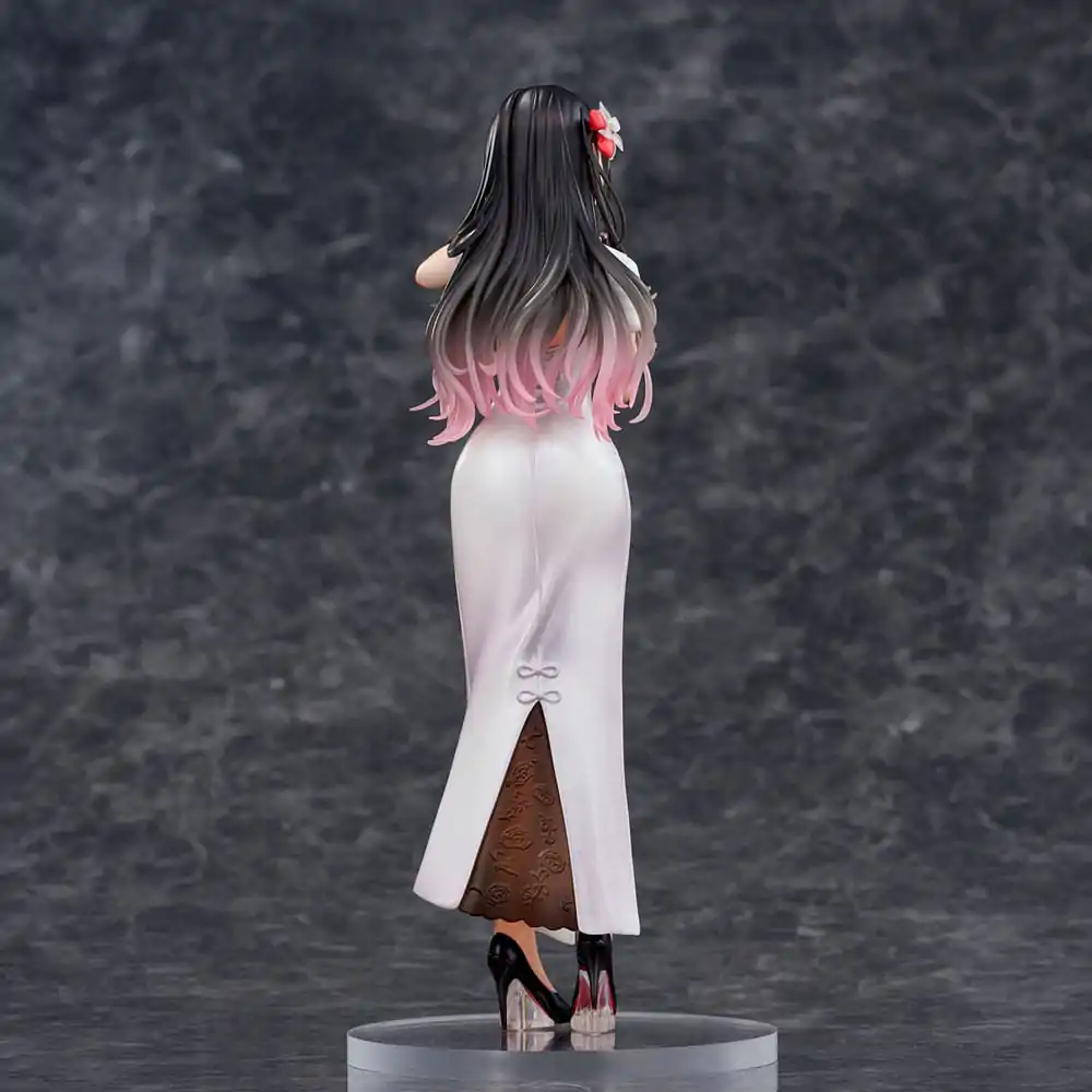 Statuie PVC Ilustrație Originală Mai Okuma illustration Healing-type white chinese dress lady 26 cm poza produsului